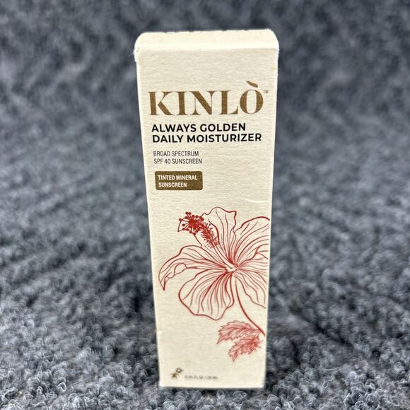 KINLO Always Golden Daily Moisturizer SPF 40 Tinted Mineral Sunscreen 0.9oz!NEW! - Picture 1 of 6